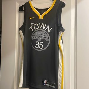 Brand New NEVER worn Authentic Durant “The Town” jersey WARRIORS